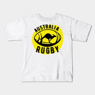 Australia Rugby - Straya Wallaby Rugby Gift for Rugby lovers who adore Australia. Kids T-Shirt